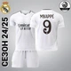 Футбольна дитяча форма Lion SPORT Mbappe (Мбапе) 9 Real Madrid (Реал Мадрид), сезон 24/25 розмір 140 рост 125-135 см. біла - зображення 1