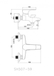 Набор смесителей PERLA SPLIT (PSH404+PSH403+PSF1002+PSF2002+ PSH1850 ) 104041-C - изображение 3