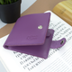Портмоне женское кожаное на кнопке Handycover HC0042 фуксия - изображение 3