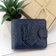 Портмоне мужское кожаное Handycover HC0041 синее с гербом Украины - изображение 1