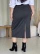 Костюм кашемировый деловой женский Merlini Бари 100001241 2XL-3XL Черный (100001241_3) - изображение 7