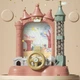 Развивающая настольная игра «Королевский замок» с подсветкой и музыкой для детей и семейных вечеринок. Развивай координацию глаз и рук с игрой принимай мяч (розовый) - изображение 1