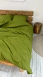 Комплект постельного белья Поплин семейный 220х150х2 шт Green olive Зелёный - изображение 5