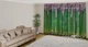 3D - Фото Тюль PHOTODECOR "Ламбрекен із квітів. Зелені" 1 кв.м - зображення 2