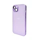 Чехол для смартфона AG Glass Matt Frame Color для iPhone 12 Light Purple - изображение 1