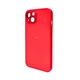 Чехол для смартфона AG Glass Matt Frame Color для iPhone 12 Coke Red - изображение 1
