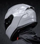 Мотошолом SHARK Skwal i3 Dark Shadow Silver 2XL (2 візори) - зображення 9