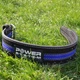 Пояс для пауерліфтингу Power System PS-3800 PowerLifting шкіряний Black/Blue Line L 4911431 - зображення 5