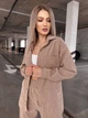 Жіночий прогулянковий велюровий костюм (сорочка+штани) Uaclothes 42-46 Бежевий (like36926-173531360) - изображение 6