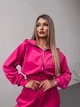 Жіночий велюровий костюм (кофта+штани+топ) Uaclothes 46-48 Малиновий (like36630-170561350) - зображення 3
