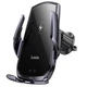 Холдер Hoco CA202 Plus Enlightener infrared induction wireless charging car holder(air outlet) Black - изображение 1