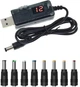 Підвищуючий перехідник - кабель для роутера JoyPro USB з 5В на 9В / 12В 1 м + 8 перехідників (1051-5a) - зображення 1