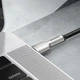 USB кабель Type-C на Type-C BASEUS Cafule Series Metal Data Cable (1m, 100W, 5A, 480Mbps, PD). Black - изображение 11