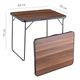 Кемпинговый стол Outtec 80x60x70см раскладной коричневый - изображение 5