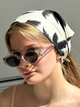 Жіноча літня косинка Пальма D.Hats біла - зображення 2