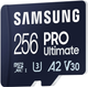 Karta pamięci Samsung PRO Ultimate microSDXC 256GB UHS-I U3 V30 A2 + SD adapter (MB-MY256SA/WW) - obraz 3