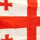 Флаг Грузии 150х90 см. Грузинский флаг полиэстер RESTEQ. Georgia flag 4912594 - изображение 3