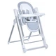 Детский стульчик для кормления качели 2 в 1 El Camino DEBUT ME 1102 Gentle Gray - изображение 1