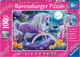 Пазл Ravensburger Glitter Unicorn 100 деталей (4005556129805) - зображення 1