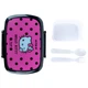 Ланчбокс Kite Hello Kitty "Кошенятко Кітті" 18х13.5х6 см 750 мл з наповненням рожевий з чорним (HK24-163) - зображення 4
