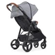 Детская прогулочная коляска-книжка ME 1024 X4 Gray Lines Серая - изображение 5