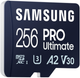 Карта памяти Samsung PRO Ultimate microSDXC 256GB UHS-I U3 V30 A2 + SD адаптер (MB-MY256SA/WW) - изображение 4