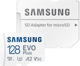 Карта памяти Samsung Evo Plus microSDXC 128GB UHS-I U3 V30 A2 + SD адаптер (MB-MC128SA/EU) - изображение 1