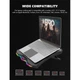 Підставка-кулер для ноутбука та телефону MARVO CoolingPad FN-40 | 2USB, 9-17.3" | Black - зображення 15