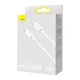 Кабель Baseus Type-C - Type-C 100W PD 2м Superior White (CATYS-C02) - изображение 2