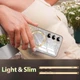 TPU чехол Delight case with MagSafe с защитными линзами на камеру для Samsung Galaxy S24 Золотой / Gold Без бренда - изображение 5