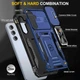 Ударопрочный чехол Camshield Army Ring для Samsung Galaxy S25+ / S24+ Синий / Navy Без бренда - изображение 4