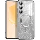 TPU чехол Delight case with MagSafe с защитными линзами на камеру для Samsung Galaxy S24 FE Серый / Gray Без бренда - изображение 1