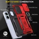 Ударопрочный чехол Camshield Army Ring для Xiaomi Redmi Note 13 4G Красный / Red Без бренда - изображение 6