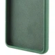 Чехол TPU GETMAN Liquid Silk Full Camera для Xiaomi Redmi 13 4G / Poco M6 4G Зеленый / Dark green - изображение 3