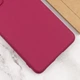 Чохол TPU GETMAN Liquid Silk Full Camera для Xiaomi Redmi 13 4G / Poco M6 4G Бордовий / Marsala - зображення 2