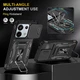 Ударопрочный чехол Camshield Army Ring для Xiaomi Redmi Note 13 4G Черный / Black Без бренда - изображение 3