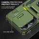 Ударопрочный чехол Camshield Army Ring для Xiaomi Redmi Note 13 4G Оливковый / Army Green Без бренда - изображение 4