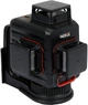 Niwelator laserowy YATO samopoziomujący dwunastoliniowy 3D zielony ± 3mm / 10m (YT-30436) - obraz 1
