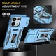 Ударопрочный чехол Camshield Army Ring для Xiaomi Redmi Note 13 4G Голубой / Light Blue Без бренда - изображение 4