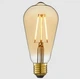 Светодиодная лампа ST64 E27 6W 2500K AMBER - изображение 1