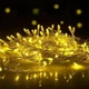 Светодиодная гирлянда нить на батарейках, 3м, 30LED, статический + динамический режимы, Теплый белый - изображение 8