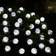Светодиодная гирлянда "Шарики прозрачные" 20 LED, 5м + переходник, 220V, IP44, Холодный белый - изображение 3
