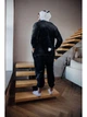 Пижама кигуруми My Kigu мужская Аниме Панда Черная размер S 144-155 см (21016411) - изображение 4