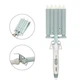 Плойка для завивки волос VGR V-597 с керамическим покрытием 5 волн 90W White-Green (3_05257) - изображение 7