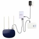 Mini UPS WGP, Powerbank на 10400Mah, Выходы USB, DC 9V, 12V. ИБП для Роутеров + БЛОК ПИТАНИЯ Белый + Кабель делитель - изображение 5