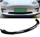 Накладка переднього бампера Tesla Model Y чорний глянець (2020-...) - зображення 1