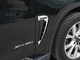 Накладки на крила-зябра BMW X5 F15 стиль Xdrive чорні + хром - зображення 1