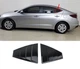 Накладки (зябра) на вікна задніх дверей Hyundai Elantra AD (16-20 р.в.) - зображення 3