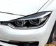Накладки на фары (реснички) BMW F30 под покраску ABS-пластик - изображение 2