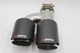 Насадка на глушитель двойная AKRAPOVIC EVO карбон - изображение 2